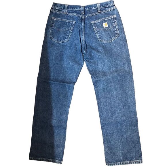 Carhartt FR denim blue jeans size 36 x 32 - Picture 4 of 10
